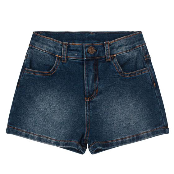 Imagem de Shorts jeans infantil menina Brandili Azul