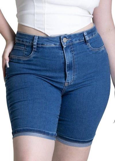 Imagem de Shorts Jeans Sawary Plus Size - 278026 Azul