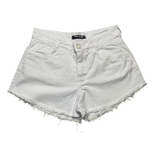 Imagem de Shorts Jeans Visual Stylos 0111 - Branco