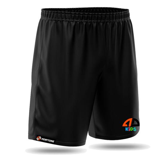 Imagem de Shorts Masculinos Infantil Esporte Sport Futebol Verão Preto