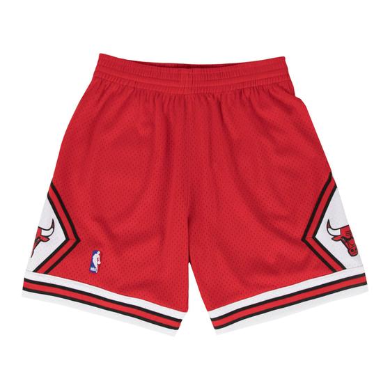 Imagem de Shorts Mitchell & Ness NBA Swingman Chicago Bulls Road 1997-98 Vermelha