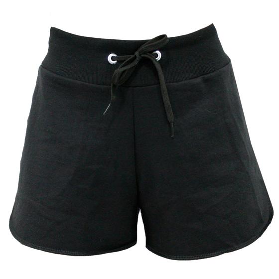 Imagem de Shorts Moletom Feminino Básico Plus Size Grande Soltinho Verão 