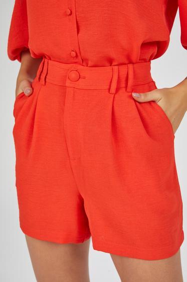 Imagem de Shorts PKS Com Pregas Laranja