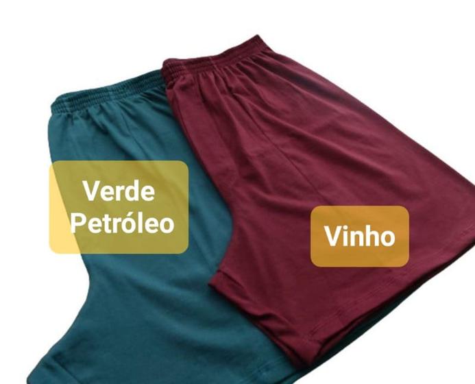 Imagem de Shorts Plus Size - 100% Algodão - Shorts Dormir - Pijama - Samba Canção