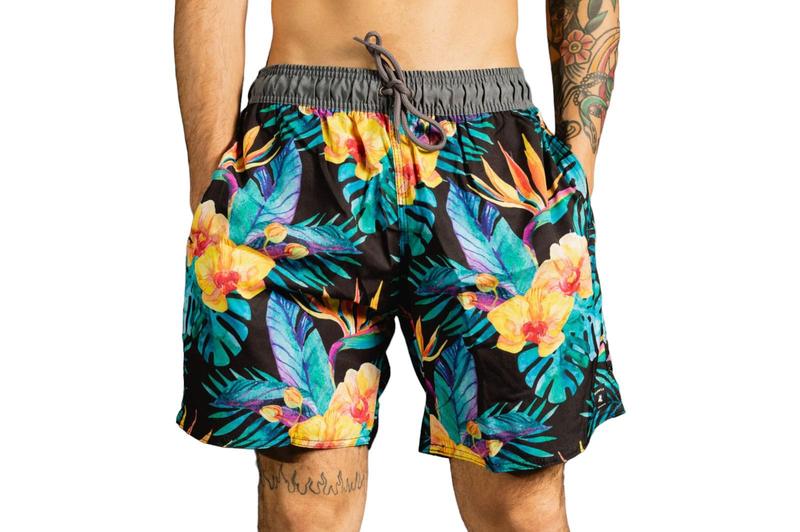 Imagem de Shorts Praia Surfly SHT040 - Preto