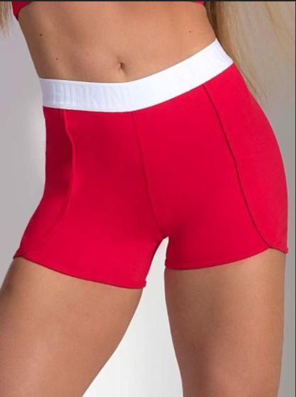 Imagem de Shorts Run Baby Fitness Vermelho com Elástico