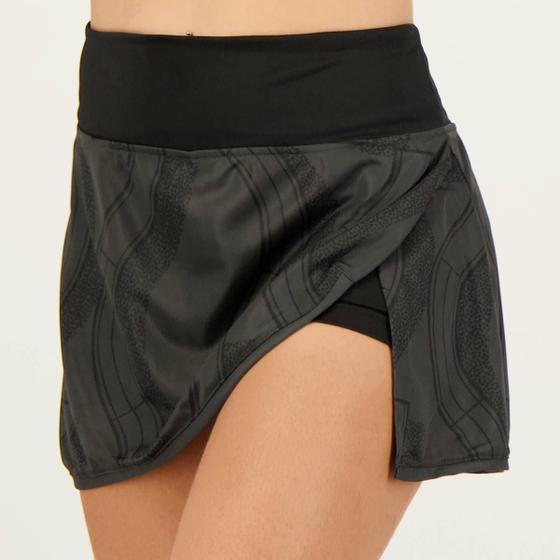 Imagem de Shorts Saia Adidas Club Grafica Feminino Preto