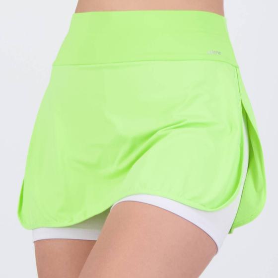 Imagem de Shorts Saia Selene Fitness Feminino Verde Neon