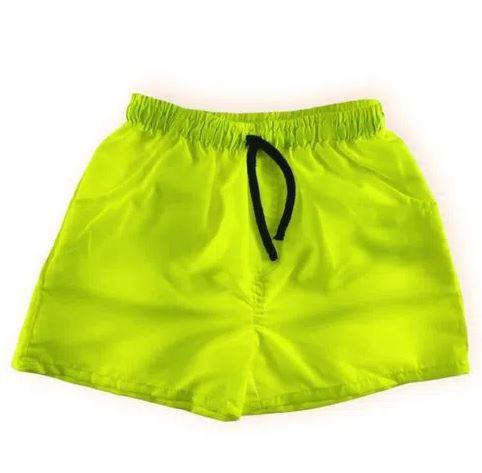 Imagem de Shorts tactel infantil amarelo liso