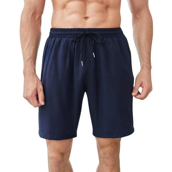 Imagem de Shorts Tactel Masculino Praia Academia Verão Esporte Laser  Mauricinho Varias Cores Com Bolso Traseiro