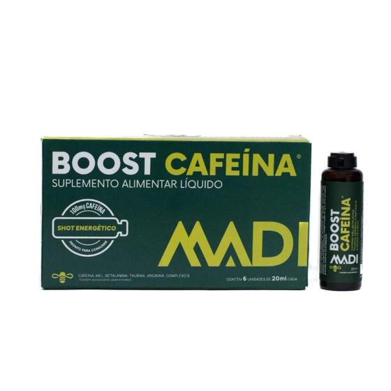 Imagem de Shot de Energia Energy Boost Liquido 20ml x 6 unidades MaDi