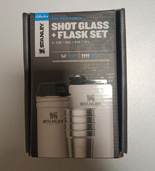 Shot glass flask set branco STANLEY Garrafa Magazine Luiza