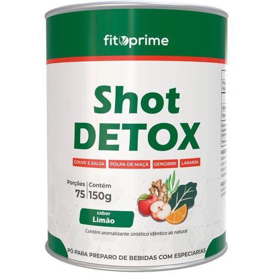 Imagem de Shot Matinal Detox com Especiarias Fitoprime Pó Soluvel 150g Sabor Limão