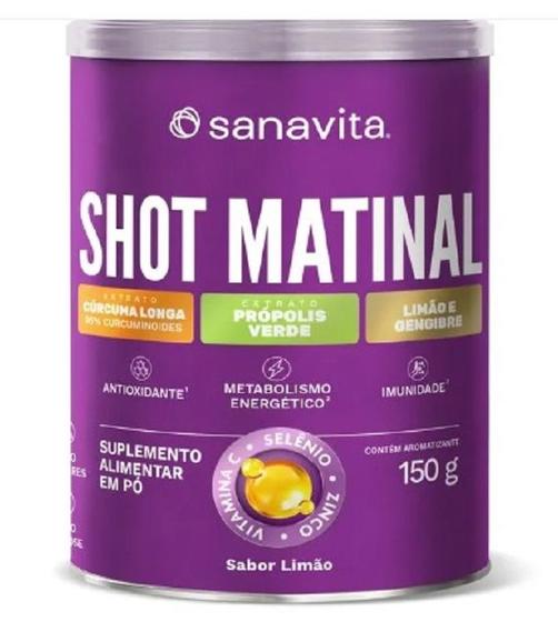 Imagem de Shot Matinal Sabor Limão de 150g -Sanavita