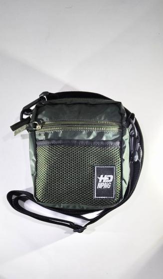 Imagem de Shoulder Bag Bolsa Pochete  Preto Ziper Masculino Feminino