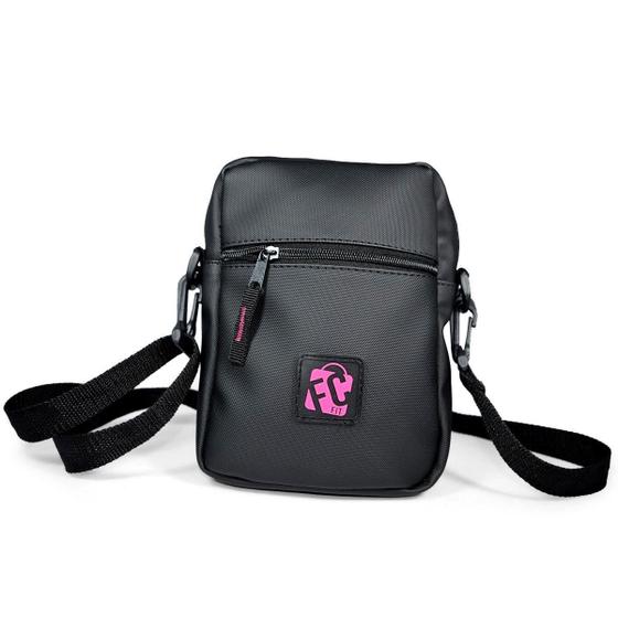 Imagem de Shoulder Bag Fcfitbolsas Com Detalhe Pink 20x15x07 cm