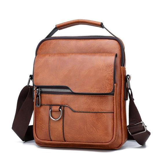 Shoulder Bag Pasta Carteiro Necessaire Masculino Feminina Bolsa Transversal Tiracolo Couro Menor preço em Shoulder Bag Pasta Carteiro Necessaire Masculino Feminina Bolsa Transversal Tiracolo Couro