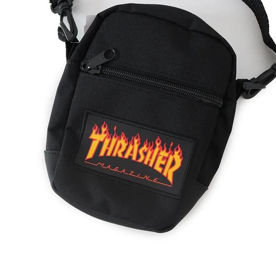 Imagem de Shoulder Bag Thrasher Flame Preto Unico