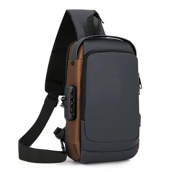 Imagem de Shoulder Bag Tranversal Cadeado Bolsa Ombro Pratico