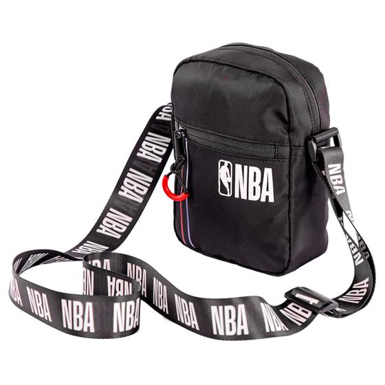 Imagem de Shoulderbag Pochete Bolsa Necessaire Masculina Nba Original Sestini Preta