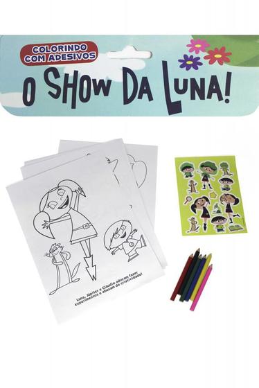 Imagem de Show da Luna - Colorindo com Adesivos - On Line Editora