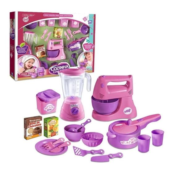 Imagem de Show de Cozinha 22 Peças Infantil Acessórios Luca Toys
