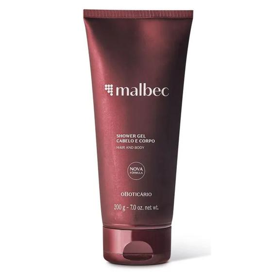 Imagem de Shower Gel Cabelo e Corpo Malbec 200g