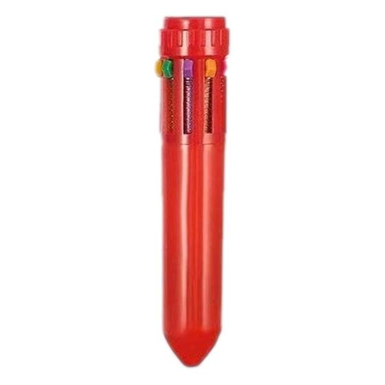 Imagem de Shuttle Caneta Neon Vermelho Com 10 Cores Sortidas
