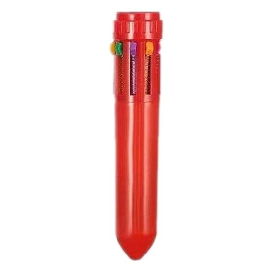 Imagem de Shuttle Caneta Neon Vermelho Com 10 Cores Sortidas