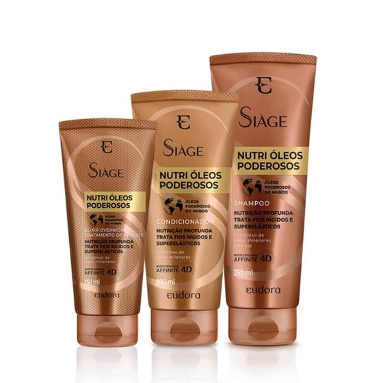 Imagem de Siàge Nutri Óleos Poderosos Shampoo+Condicionador+Overnight