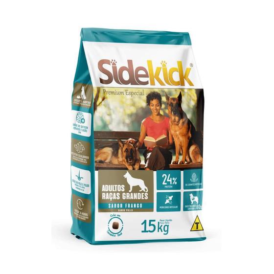 Imagem de Sidekick Premium Especial Ração Seca Cães Adultos Raças Grandes e Gigantes 15 kg