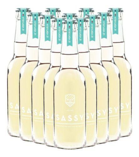 Sidra Espumante Sassy Vertueux 2,5%-330ml-12 Garrafas-full