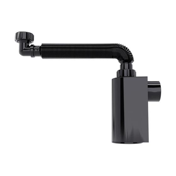 Sifão Copo Blukit Tubo de Parede Extensivo Universal Para Lavatório Preto Menor preço em Sifão Copo Blukit Tubo de Parede Extensivo Universal Para Lavatório Preto