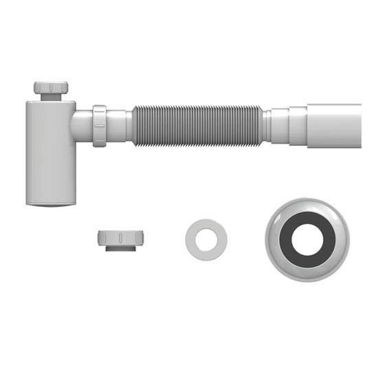 Imagem de Sifão De Copo Para Lavatório 48cm Branco Durín