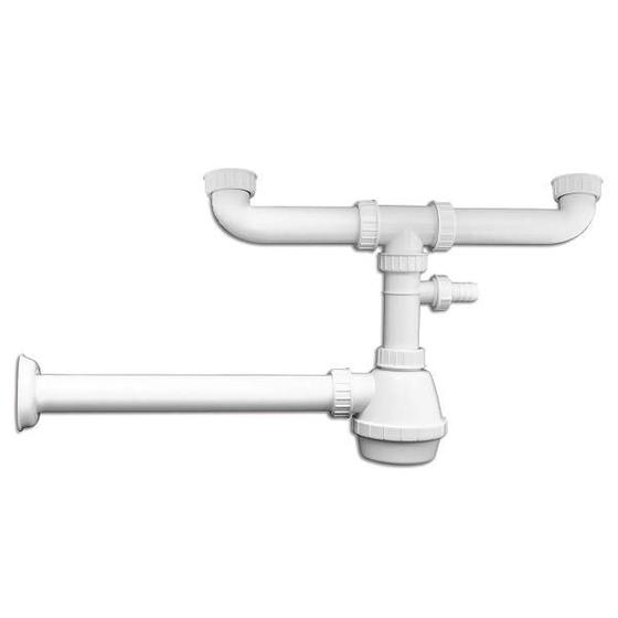 Imagem de Sifão Duplo Tramontina Pias e Cubas Branco 94525001