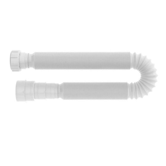 Imagem de Sifão Flexível Universal Branco Longo 1,5 Mt -Blukit