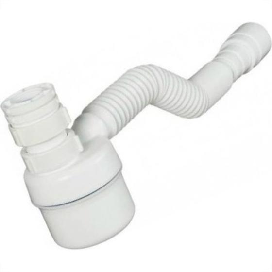 Imagem de Sifao Pvc Copo Flexivel Forusi Multifuncional Branco 01.09.24.0032.40