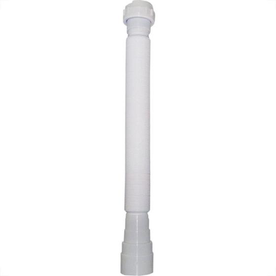 Imagem de Sifao Pvc Flexivel Delflex Branco Universal Pvc 1,20M Sf L