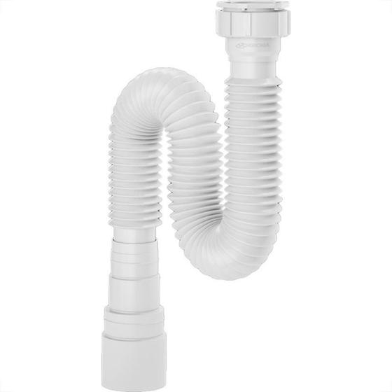 Sifao Pvc Flexivel Krona Pia/Lavatorio/Tanque Arruela Pvc 860 - Tuboflex Imagem de Sifao Pvc Flexivel Krona Pia/Lavatorio/Tanque Arruela Pvc 860
