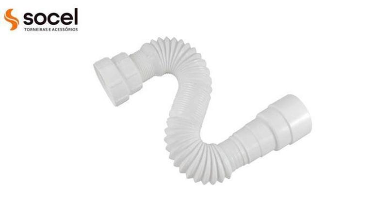 Imagem de Sifão Socel Simples Extensivo Multiuso Branco 570mm - SOCELPLAST