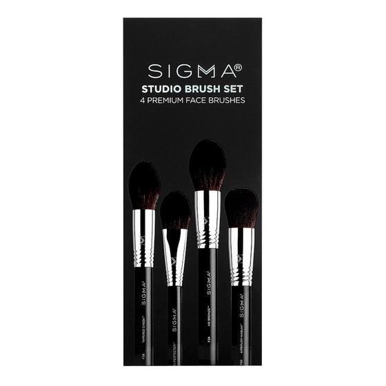Imagem de Sigma Beauty Studio Brush Set Kit  4 Pincéis de Maquiagem