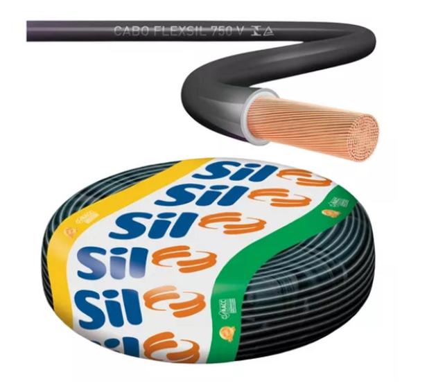 Imagem de Sil Cabo Flexivel 750 V 2,5mm Flexivel Rolo Com 100 Mts