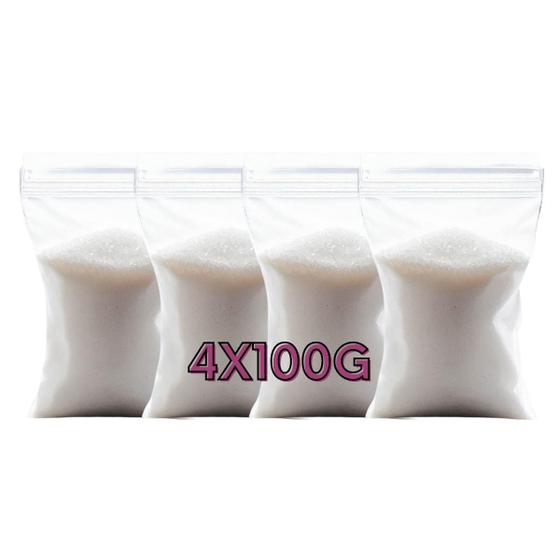 Imagem de Sílica Gel Branca 1-3mm Tira Umidade Fungos Kit 400g