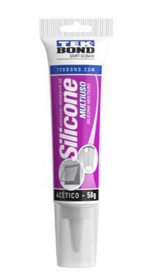 Imagem de Silicone Acético Multiuso - Transparente 50 g 22031008100 -TEK BOND