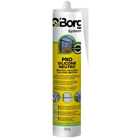 Imagem de Silicone Acético Multiuso Transparente Q-borg 260g