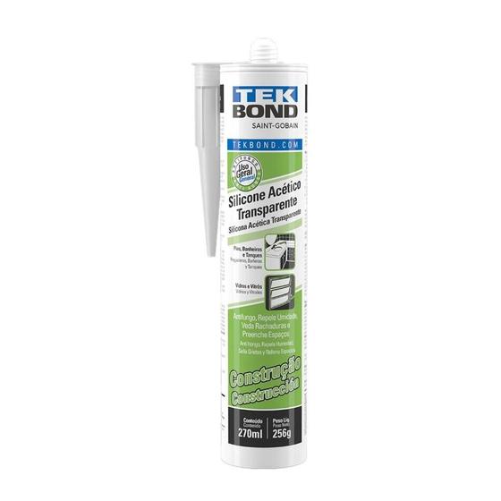 Imagem de Silicone Acético Transparente 270ml - Tekbond