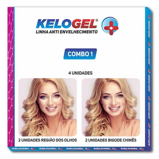 Imagem de Silicone Antissinais Combo 1 Com 4 Un Para Olhos Ou Bigode