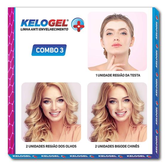Imagem de Silicone Antissinais Kit 3 Com 1 a + 4Un Olhos Ou Bigode