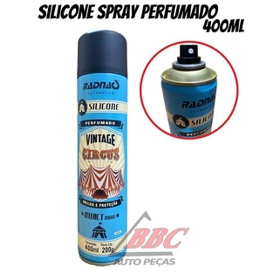 Imagem de Silicone Automotivo Perfumado Finalizador em Spray RADNAQ 400ML para Limpeza Automotiva