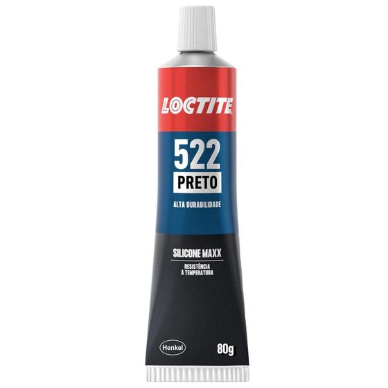 Imagem de Silicone De Alta Pressão 522 Maxx Preto 55g Loctite 2932021